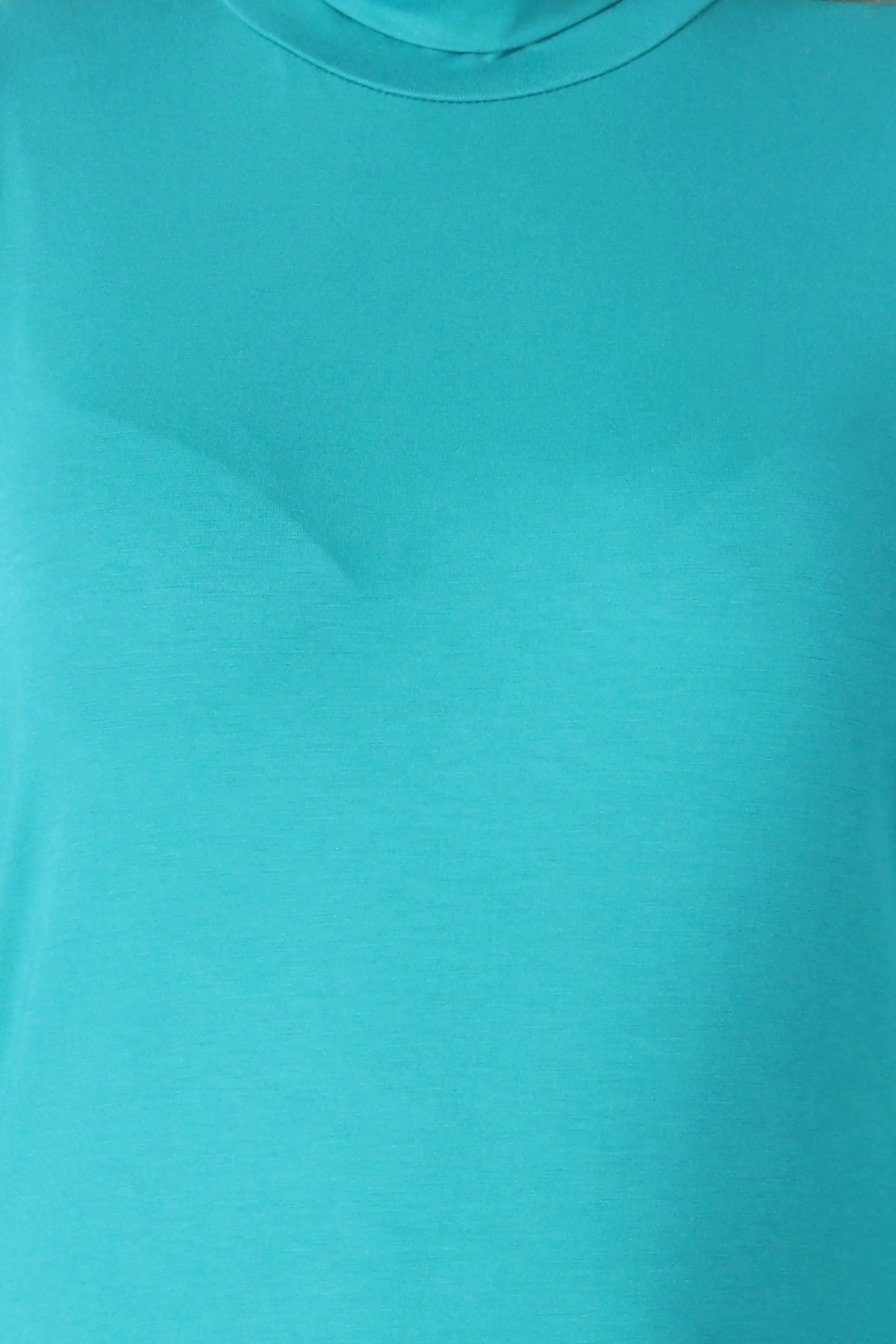 Solid High Neck Top