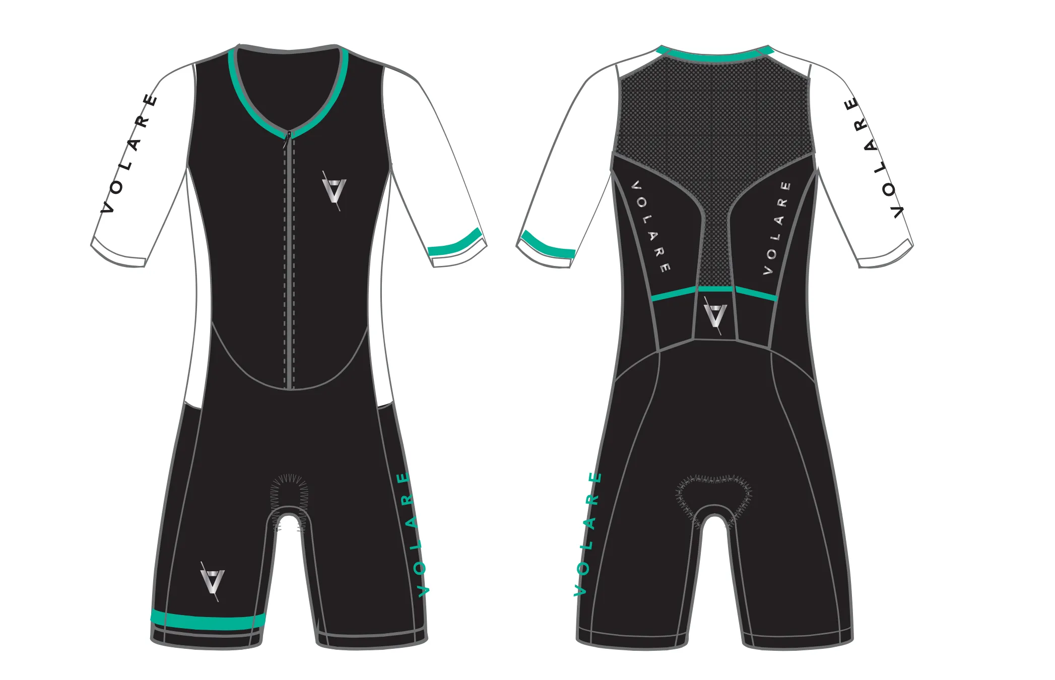 Womens Sleeved Tri Suit